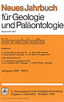 Cover image of: Neues Jahrbuch für Geologie und Paläontologie - Monatshefte Jg. 1985 Heft 2