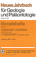 Cover image of: Neues Jahrbuch für Geologie und Paläontologie - Monatshefte Jg. 1985 Heft 3