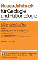 Cover image of: Neues Jahrbuch für Geologie und Paläontologie - Monatshefte Jg. 1985 Heft 5