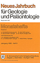 Cover image of: Neues Jahrbuch für Geologie und Paläontologie - Monatshefte Jg. 1985 Heft 6
