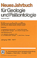 Cover image of: Neues Jahrbuch für Geologie und Paläontologie - Monatshefte Jg. 1985 Heft 7