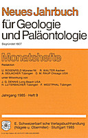 Cover image of: Neues Jahrbuch für Geologie und Paläontologie - Monatshefte Jg. 1985 Heft 9