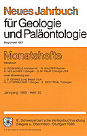 Cover image of: Neues Jahrbuch für Geologie und Paläontologie - Monatshefte Jg. 1985 Heft 10