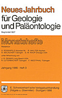 Cover image of: Neues Jahrbuch für Geologie und Paläontologie - Monatshefte Jg. 1986 Heft 3