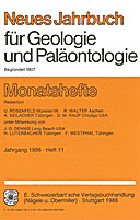 Cover image of: Neues Jahrbuch für Geologie und Paläontologie - Monatshefte Jg. 1986 Heft 11