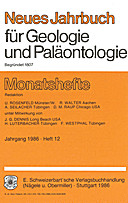 Cover image of: Neues Jahrbuch für Geologie und Paläontologie - Monatshefte Jg. 1986 Heft 12