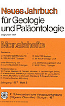Cover image of: Neues Jahrbuch für Geologie und Paläontologie - Monatshefte Jg. 1987 Heft 3