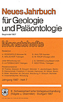 Cover image of: Neues Jahrbuch für Geologie und Paläontologie - Monatshefte Jg. 1987 Heft 7