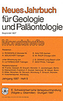 Cover image of: Neues Jahrbuch für Geologie und Paläontologie - Monatshefte Jg. 1987 Heft 9