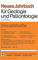 Cover image of: Neues Jahrbuch für Geologie und Paläontologie - Monatshefte Jg. 1987 Heft 10
