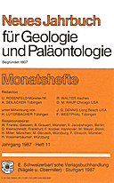Cover image of: Neues Jahrbuch für Geologie und Paläontologie - Monatshefte Jg. 1987 Heft 11