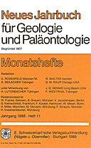 Cover image of: Neues Jahrbuch für Geologie und Paläontologie - Monatshefte Jg. 1988 Heft 11