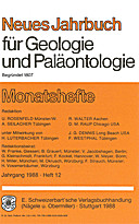 Cover image of: Neues Jahrbuch für Geologie und Paläontologie - Monatshefte Jg. 1988 Heft 12