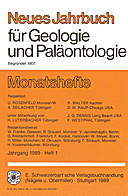 Cover image of: Neues Jahrbuch für Geologie und Paläontologie - Monatshefte Jg. 1989 Heft 1