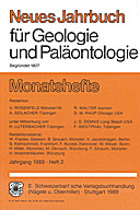 Cover image of: Neues Jahrbuch für Geologie und Paläontologie - Monatshefte Jg. 1989 Heft 2