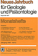 Cover image of: Neues Jahrbuch für Geologie und Paläontologie - Monatshefte Jg. 1989 Heft 3