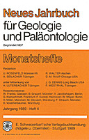 Cover image of: Neues Jahrbuch für Geologie und Paläontologie - Monatshefte Jg. 1989 Heft 4