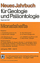 Cover image of: Neues Jahrbuch für Geologie und Paläontologie - Monatshefte Jg. 1989 Heft 5