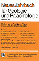 Cover image of: Neues Jahrbuch für Geologie und Paläontologie - Monatshefte Jg. 1989 Heft 10