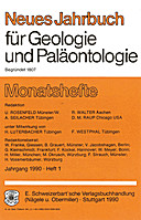Cover image of: Neues Jahrbuch für Geologie und Paläontologie - Monatshefte Jg. 1990 Heft 1