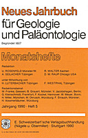 Cover image of: Neues Jahrbuch für Geologie und Paläontologie - Monatshefte Jg. 1990 Heft 5