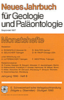 Cover image of: Neues Jahrbuch für Geologie und Paläontologie - Monatshefte Jg. 1990 Heft 8