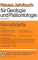 Cover image of: Neues Jahrbuch für Geologie und Paläontologie - Monatshefte Jg. 1991 Heft 2