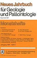 Cover image of: Neues Jahrbuch für Geologie und Paläontologie - Monatshefte Jg. 1991 Heft 3