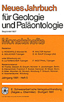 Cover image of: Neues Jahrbuch für Geologie und Paläontologie - Monatshefte Jg. 1991 Heft 5