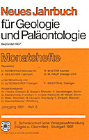Cover image of: Neues Jahrbuch für Geologie und Paläontologie - Monatshefte Jg. 1991 Heft 6