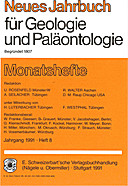 Cover image of: Neues Jahrbuch für Geologie und Paläontologie - Monatshefte Jg. 1991 Heft 8