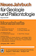Cover image of: Neues Jahrbuch für Geologie und Paläontologie - Monatshefte Jg. 1991 Heft 9