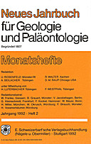 Cover image of: Neues Jahrbuch für Geologie und Paläontologie - Monatshefte Jg. 1992 Heft 2