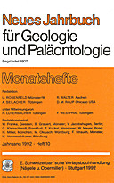 Cover image of: Neues Jahrbuch für Geologie und Paläontologie - Monatshefte Jg. 1992 Heft 10