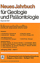 Cover image of: Neues Jahrbuch für Geologie und Paläontologie - Monatshefte Jg. 1992 Heft 11