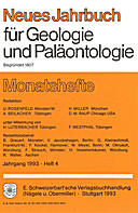 Cover image of: Neues Jahrbuch für Geologie und Paläontologie - Monatshefte Jg. 1993 Heft 4