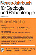 Cover image of: Neues Jahrbuch für Geologie und Paläontologie - Monatshefte Jg. 1993 Heft 12