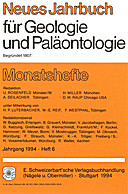 Cover image of: Neues Jahrbuch für Geologie und Paläontologie - Monatshefte Jg. 1994 Heft 6