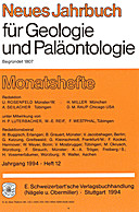 Cover image of: Neues Jahrbuch für Geologie und Paläontologie - Monatshefte Jg. 1994 Heft 12