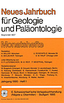 Cover image of: Neues Jahrbuch für Geologie und Paläontologie - Monatshefte Jg. 1995 Heft 1