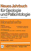 Cover image of: Neues Jahrbuch für Geologie und Paläontologie - Monatshefte Jg. 1995 Heft 6