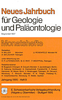 Cover image of: Neues Jahrbuch für Geologie und Paläontologie - Monatshefte Jg. 1995 Heft 9