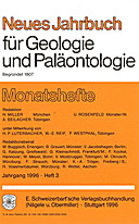 Cover image of: Neues Jahrbuch für Geologie und Paläontologie - Monatshefte Jg. 1996 Heft 3