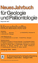 Cover image of: Neues Jahrbuch für Geologie und Paläontologie - Monatshefte Jg. 1996 Heft 5