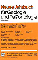 Cover image of: Neues Jahrbuch für Geologie und Paläontologie - Monatshefte Jg. 1997 Heft 1