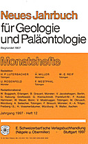 Cover image of: Neues Jahrbuch für Geologie und Paläontologie - Monatshefte Jg. 1997 Heft 12