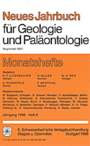 Cover image of: Neues Jahrbuch für Geologie und Paläontologie - Monatshefte Jg. 1998 Heft 8