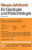 Cover image of: Neues Jahrbuch für Geologie und Paläontologie - Monatshefte Jg. 1998 Heft 11