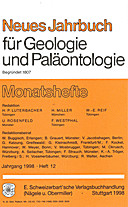 Cover image of: Neues Jahrbuch für Geologie und Paläontologie - Monatshefte Jg. 1998 Heft 12