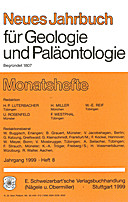 Cover image of: Neues Jahrbuch für Geologie und Paläontologie - Monatshefte Jg. 1999 Heft 8